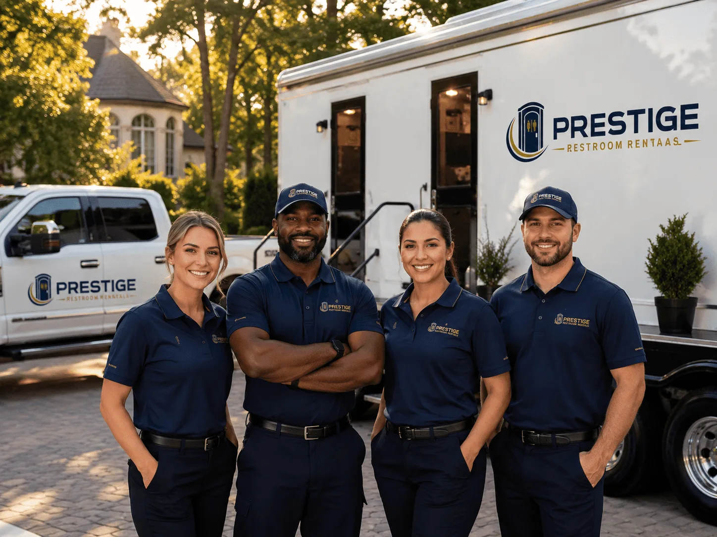 Trusted Luxury Portable Restrooms company in New Limerick, ME